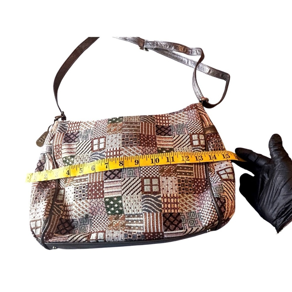Sas Patchwork Shoulder Bag - Multicolor - image 4